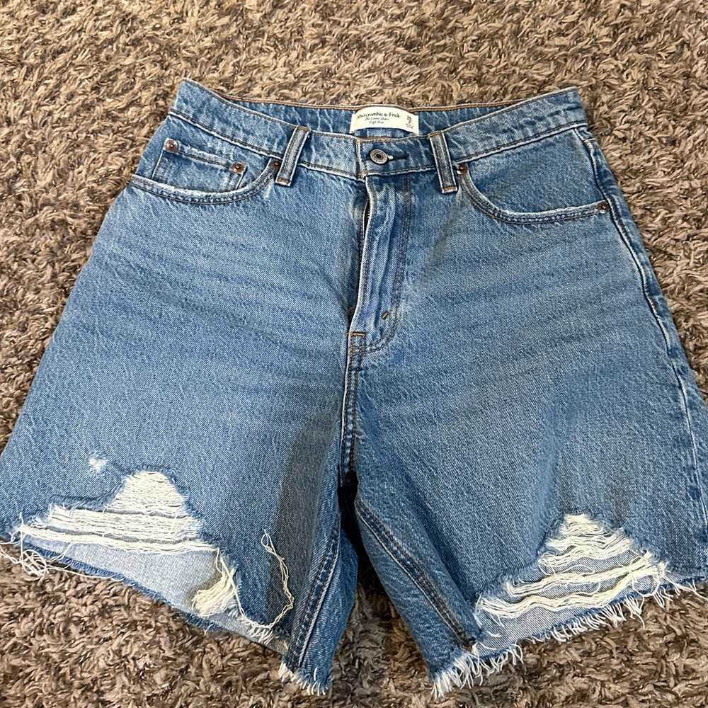 Abercrombie & Fitch Blue Jean Shorts